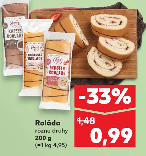 Roláda rôzne druhy