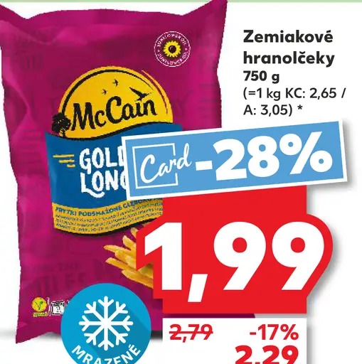 Zemiakové hranolčeky