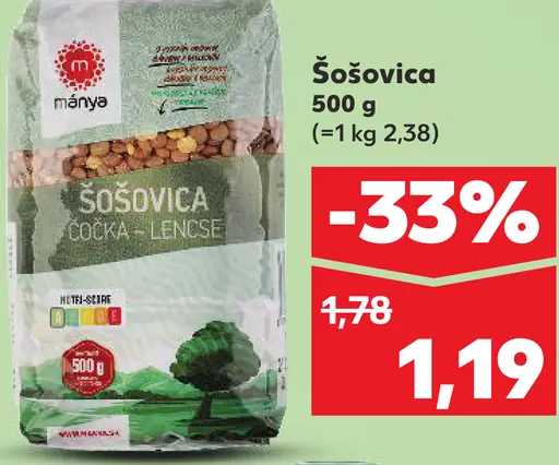 K-Classic Šošovica Lentils