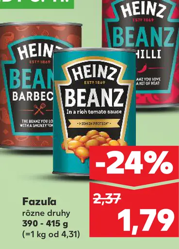 Heinz Beanz plechovka