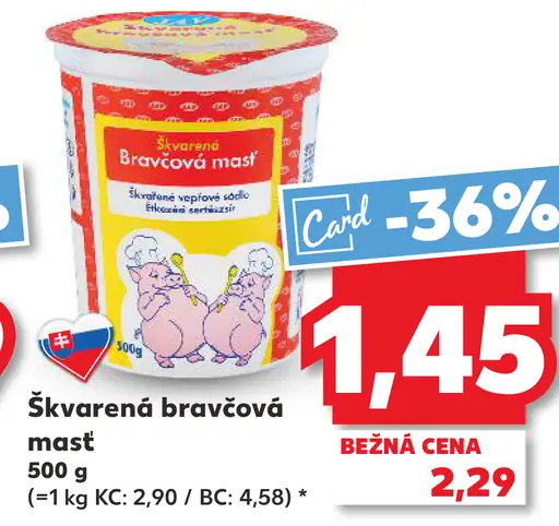 Škvarková bravčová masť