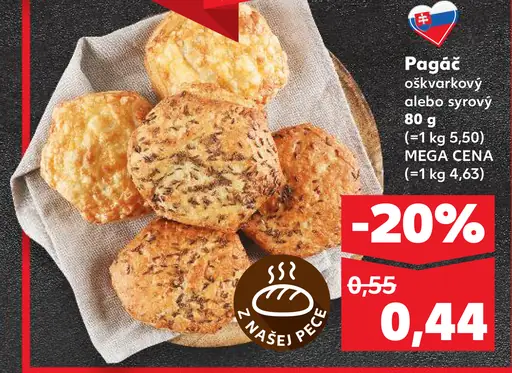 Pagáč oškvarkový alebo syrový