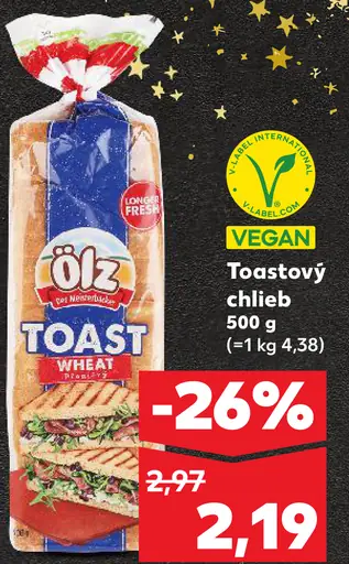 Ölz Pšeničný toastový chlieb