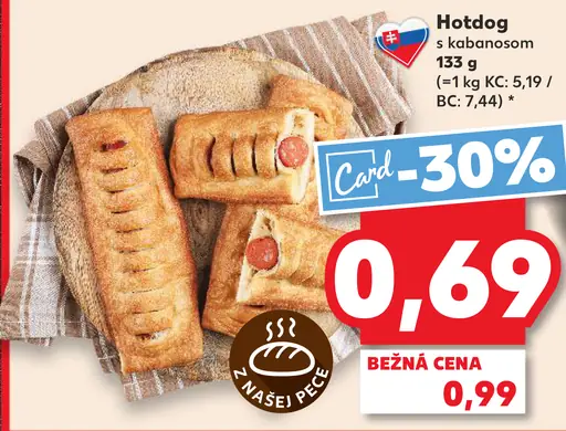 St. Pierre Hotdog s kabanosom