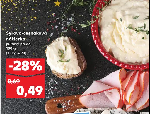 Syrovo-cesnaková nátierka