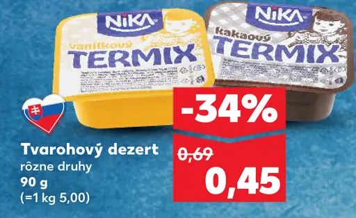 Nika Tvarohový dezert