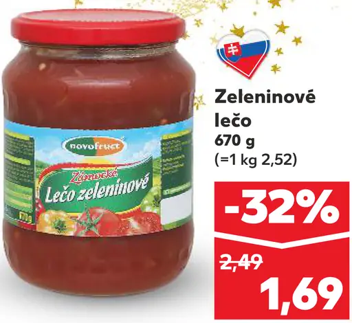 Novofruct Zámocké lečo zeleninové