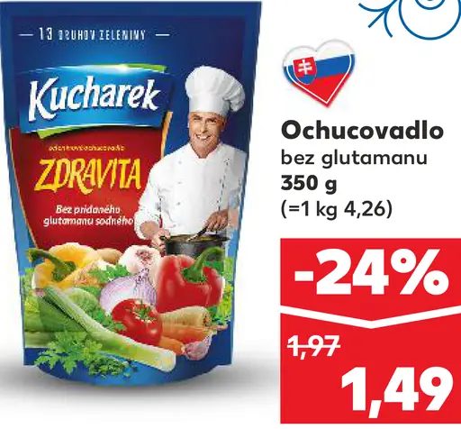 Kucharek Ochucovadlo bez glutamanu