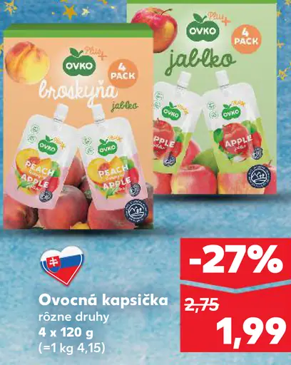 Ovko Ovocná kapsička