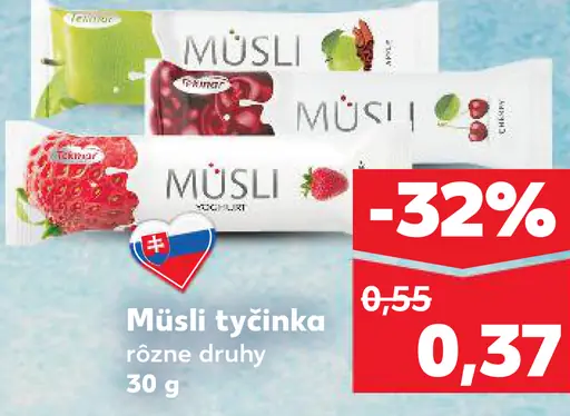 Müsli tyčinka