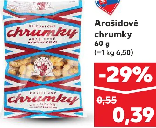 Canned Ariadne Arašidové chrumky