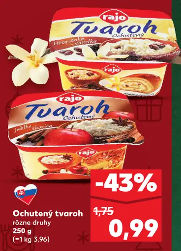 Rajo tvaroh ochutený