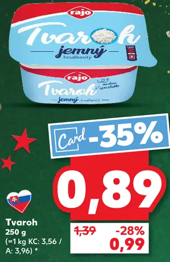 Rajo Tvaroh jemný hrudkovitý