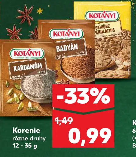 Kotányi Korenie