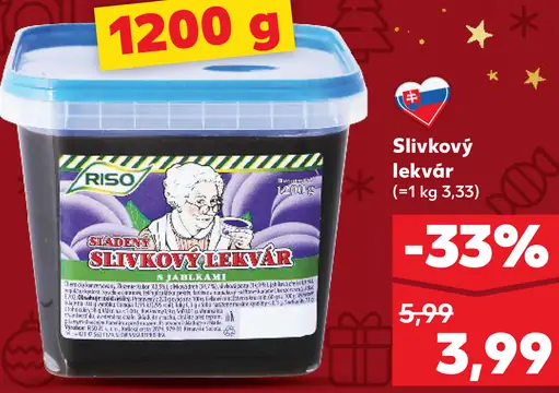 Riso slivkový lekvár