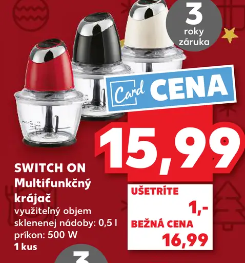 Switch On Multifunkčný krájač