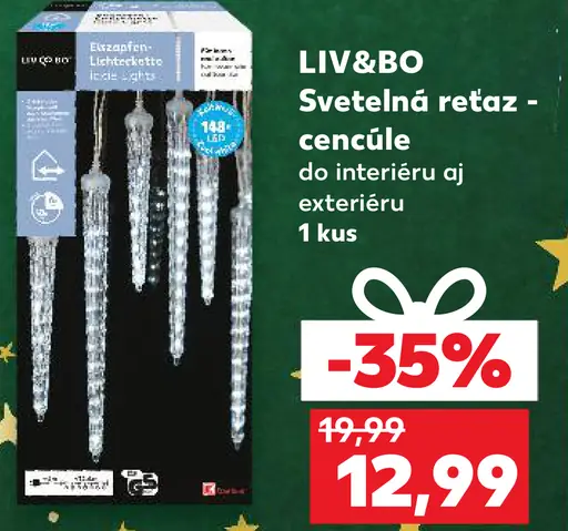 LIV&BO Svetelná reťaz - cencúle