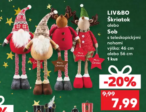 LIV&BO Škriatok alebo Sob s teleskopickými nohami