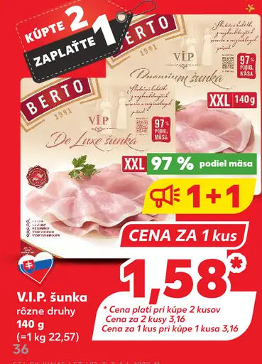 Berto V.I.P. šunka