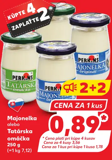 Perkins Tatárska omáčka alebo Majonézka