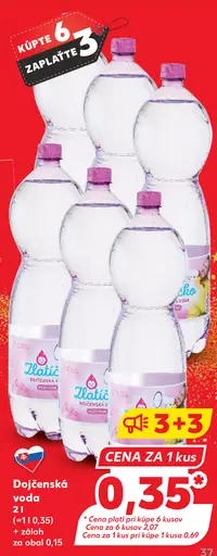 Zlatíčka dojčenská voda