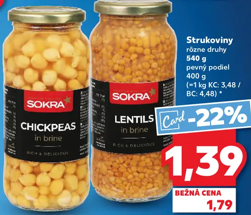 Sokra chickpeas in brine