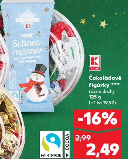K-Classic Čokoládové figúrky