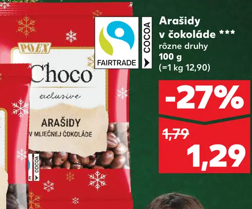 Poex Arašidy v čokoláde