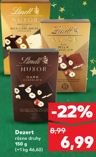 Lindt Nuxor Orechová mliečna čokoláda Gianduja