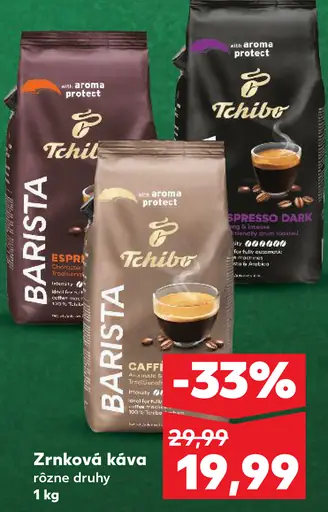 Tchibo Barista zrnková káva