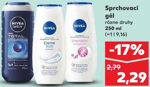 Nivea sprchovací gél