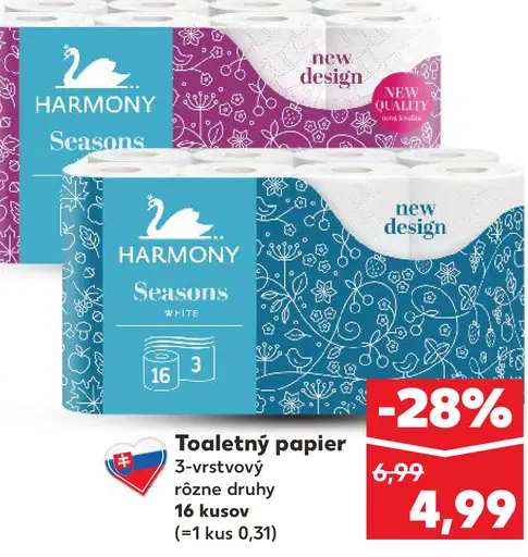 Harmony Seasons toaletný papier