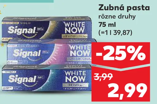 Signal zubná pasta
