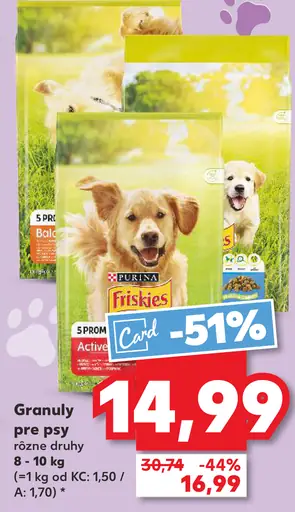 Friskies granuly pre psy