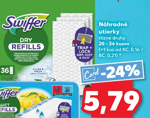 Swiffer Náhradné utierky
