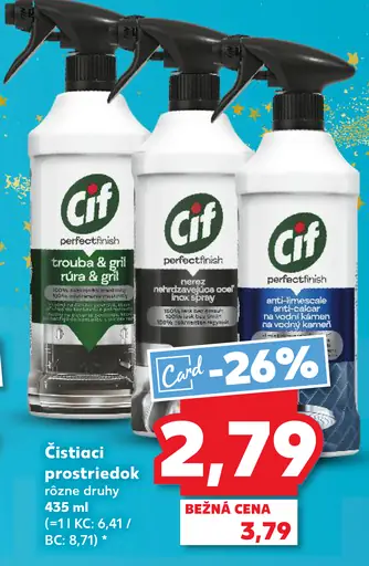 Cif čistiaci prostriedok