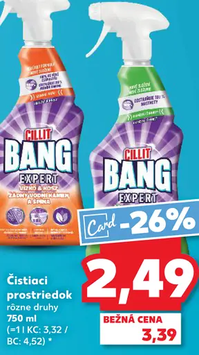 Cillit Bang čistiaci prostriedok