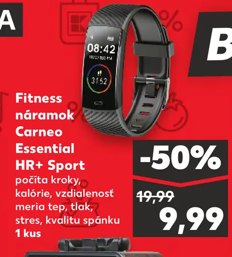 Carneo Essential HR+ Sport fitness náramok
