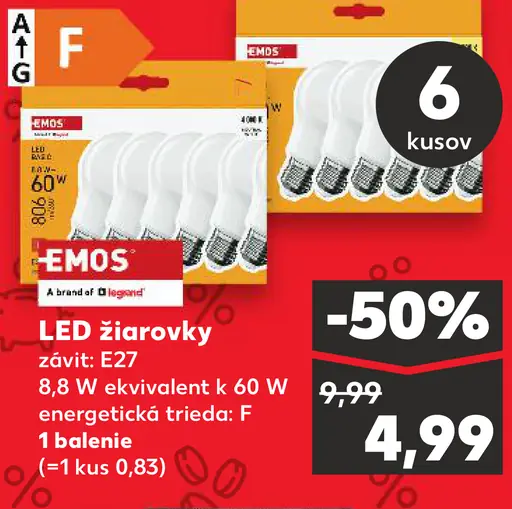 EMOS LED žiarovky E27