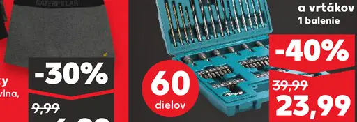 Makita Súprava bitov a vrtákov