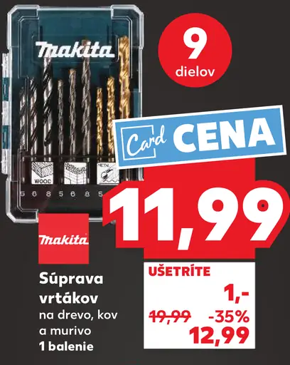 Makita Súprava vrtákov
