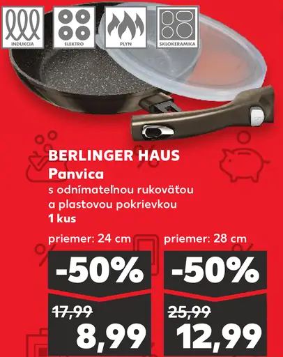 Berlinger Haus Panvica s odnímateľnou rukoväťou