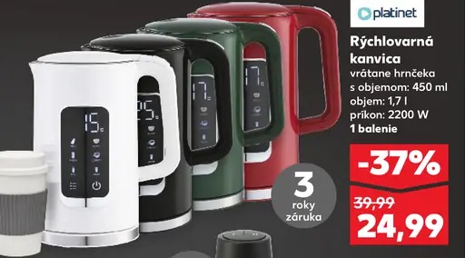 Platinet Rýchlovarná kanvica