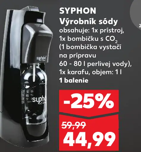 Syphon Výrobník sódy