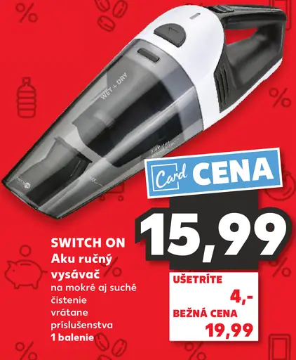 Switch On Aku ručný vysávač