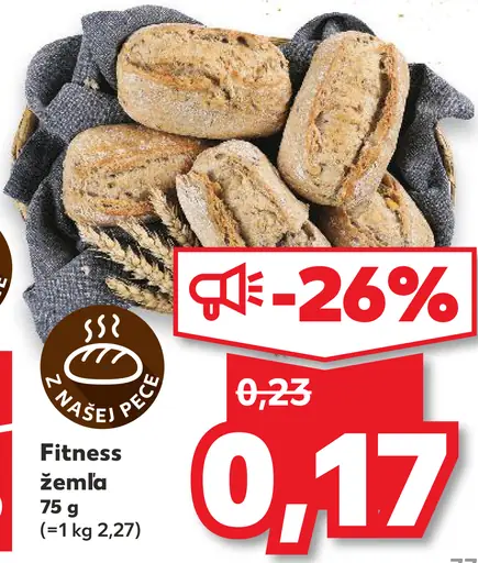 Fitness žemľa