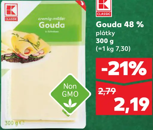 K-Classic Gouda plátky