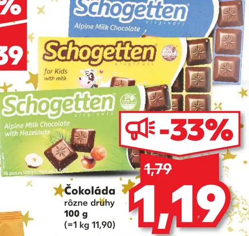 Schogetten Alpine Milk Chocolate