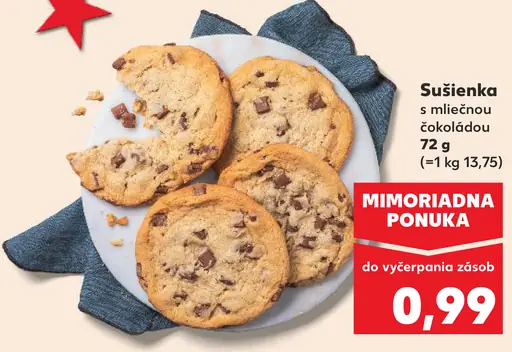 Sušienka s mliečnou čokoládou