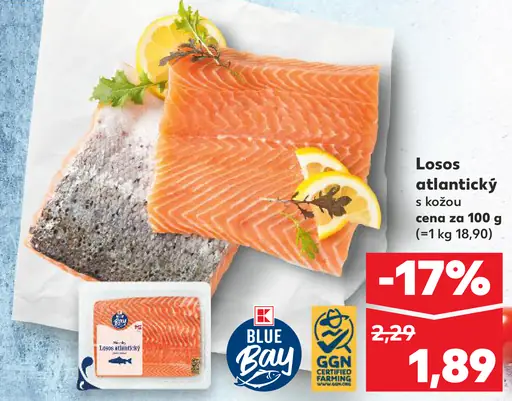 Blue Bay Losos atlantický s kožou